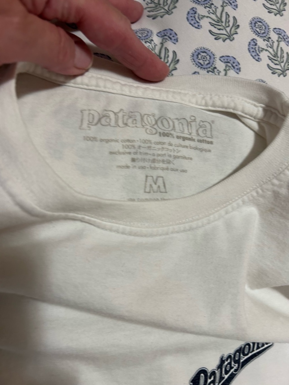 Patagonia Pacific Iron Works Great Wave long sleeve white Cotton Shirt . - Picture 5 of 6